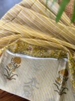 PURE KOTA COTTON HANDBLOCK PRINTED TOP AND DUPATTA - Image 4