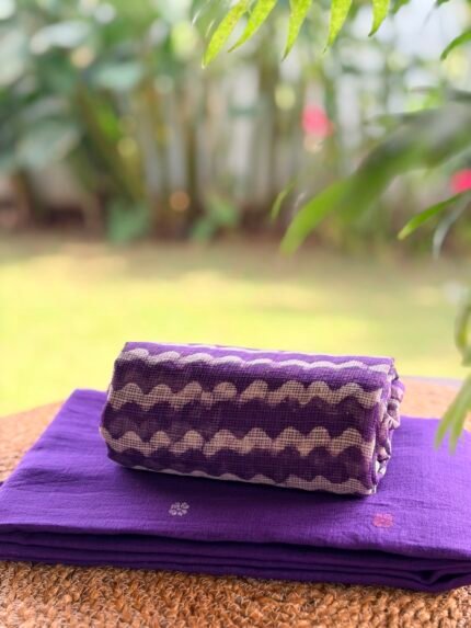 PURE JAMDHANI COTTON TOP AND HANDBLOCK PRINTED KOTA COTTON DUPATTA