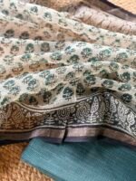 SHIMMER KOTA TOP AND HANDBLOCK PRINTED KOTA DUPATTA - Image 4