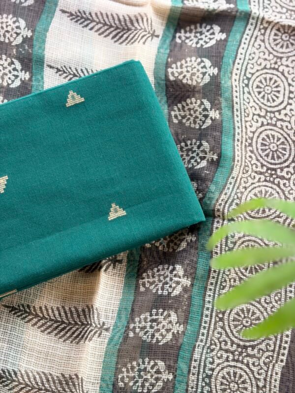 COTTON TOP AND HANDBLOCK PRINTED KOTA COTTON DUPATTA - Image 5