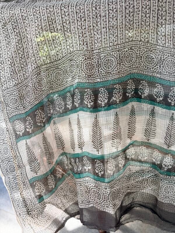 COTTON TOP AND HANDBLOCK PRINTED KOTA COTTON DUPATTA - Image 3