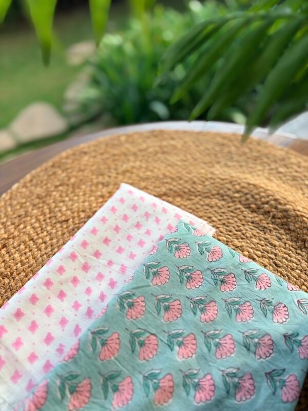 PURE HANDBLOCK PRINTED TOP AND BOTTOM - Image 3