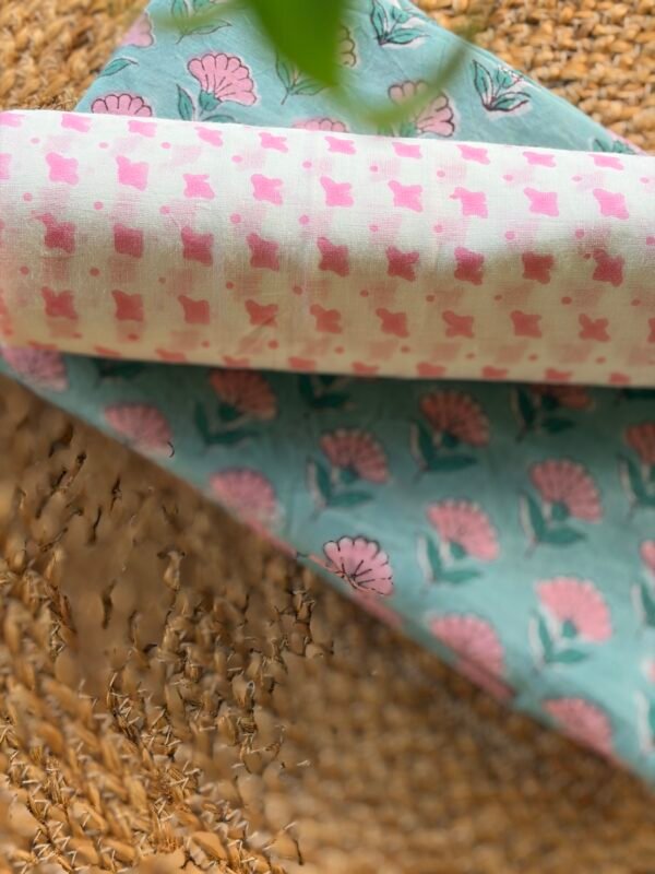 PURE HANDBLOCK PRINTED TOP AND BOTTOM - Image 6