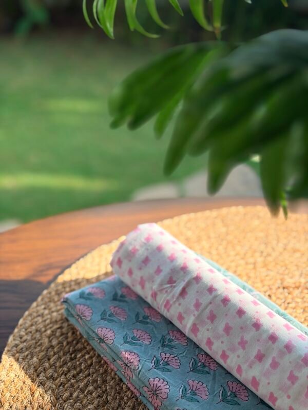 PURE HANDBLOCK PRINTED TOP AND BOTTOM - Image 5