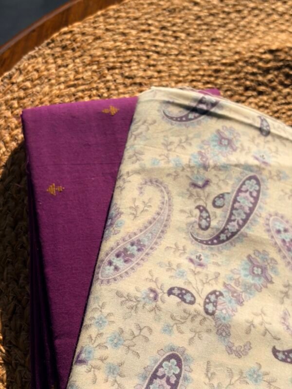 PURE COTTON TOP AND MUL COTTON PRINTED BOTTOM - Image 7