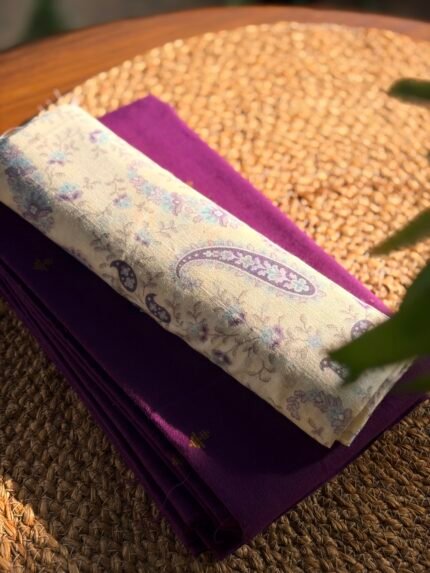 PURE COTTON TOP AND MUL COTTON PRINTED BOTTOM