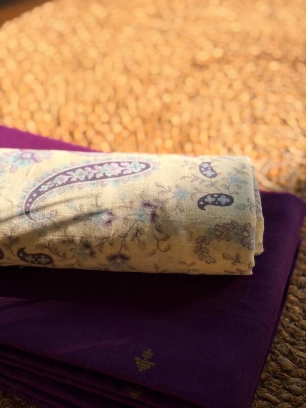 PURE COTTON TOP AND MUL COTTON PRINTED BOTTOM - Image 5