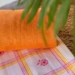 PRINTED LINEN COTTON TOP AND LINEN DUPATTA