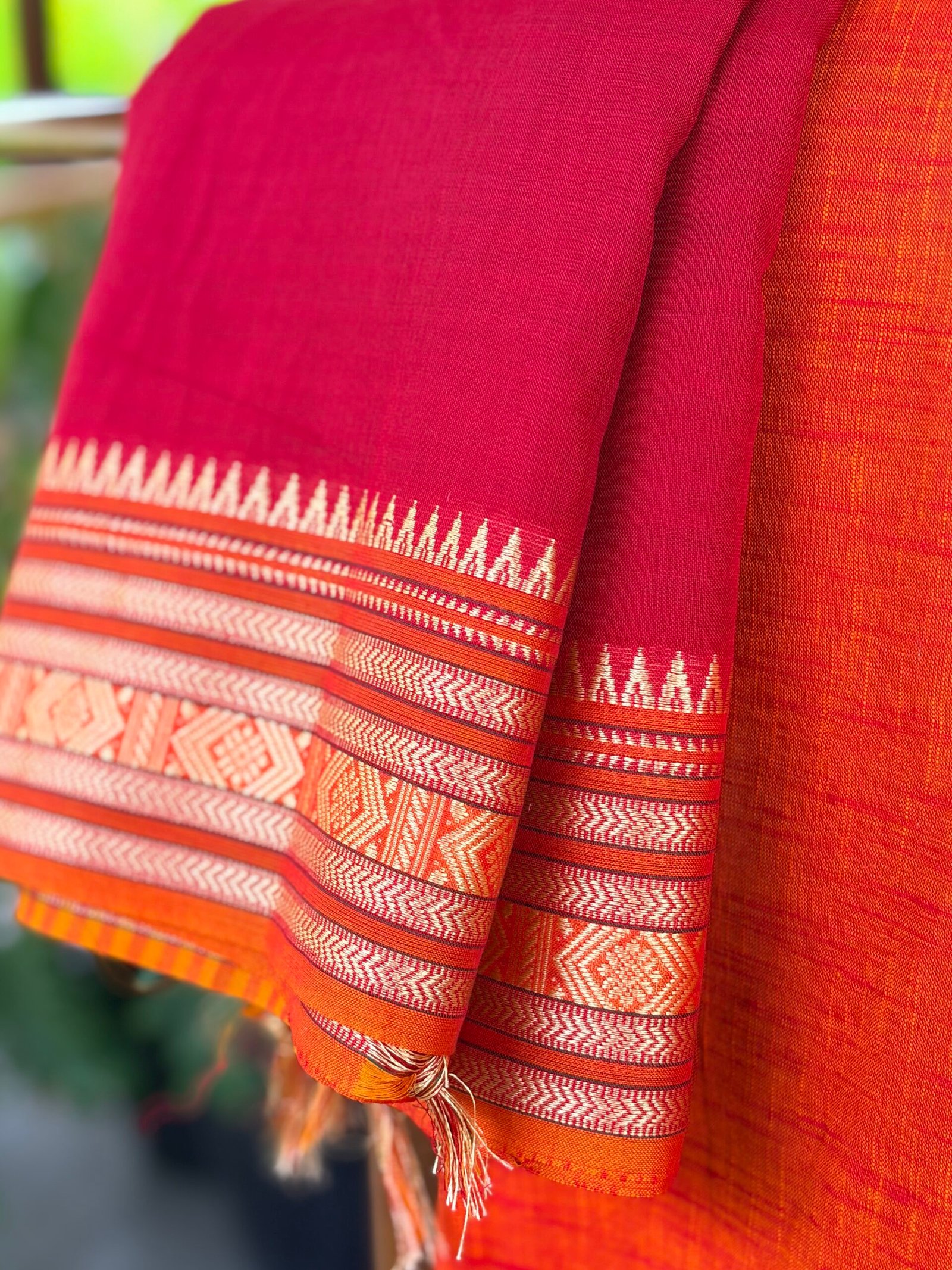 IMG_2772 COTTON TOP AND DUPATTA WITH BORDER - Image 1