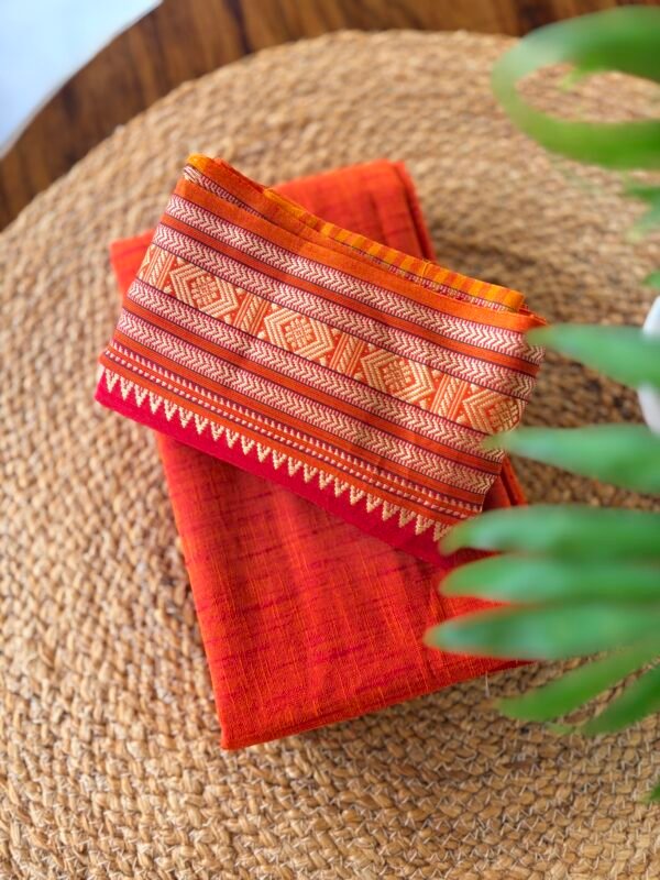 COTTON TOP AND DUPATTA WITH BORDER - Image 7