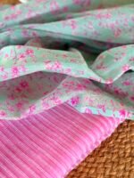 HANDBLOCK PRINTED KOTA COTTON TOP AND PRINTED KOTA DUPATTA - Image 4