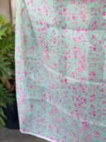 HANDBLOCK PRINTED KOTA COTTON TOP AND PRINTED KOTA DUPATTA - Image 2