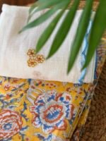 HANDBLOCK PRINTED COTTON TOP AND KOTA DUPATTA - Image 7