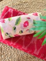 PURE IKAT COTTON TOP AND PRINTED KOTA COTTON DUPATTA - Image 3