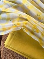 CHANDERI SILK COTTON TOP AND PRINTED KOTA COTTON DUPATTA