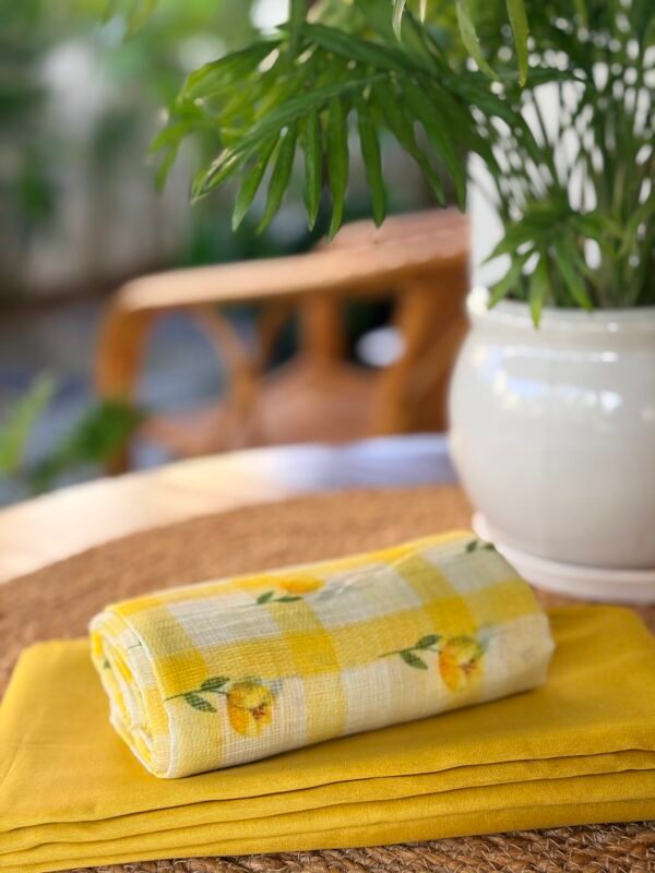CHANDERI SILK COTTON TOP AND PRINTED KOTA COTTON DUPATTA - Image 2