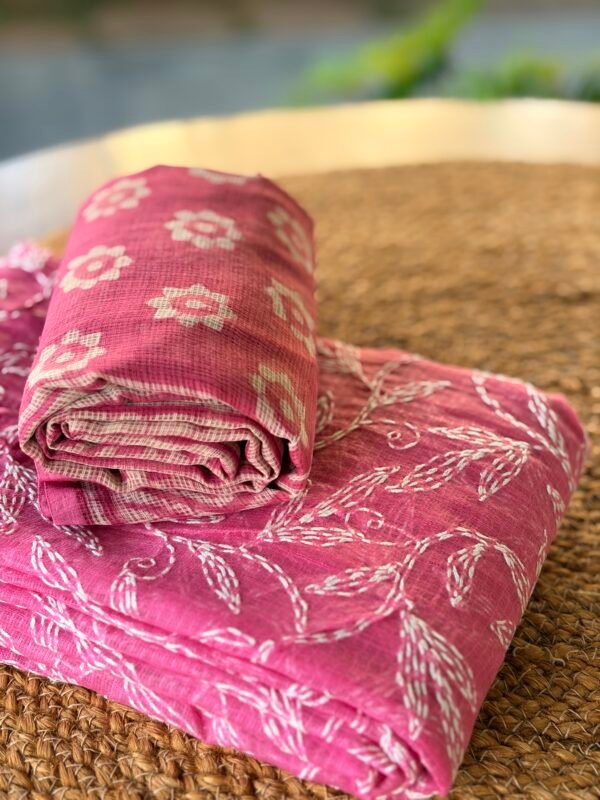 TEPCHI KOTA COTTON TOP AND HANDBLOCK PRINTED KOTA DUPATTA - Image 7
