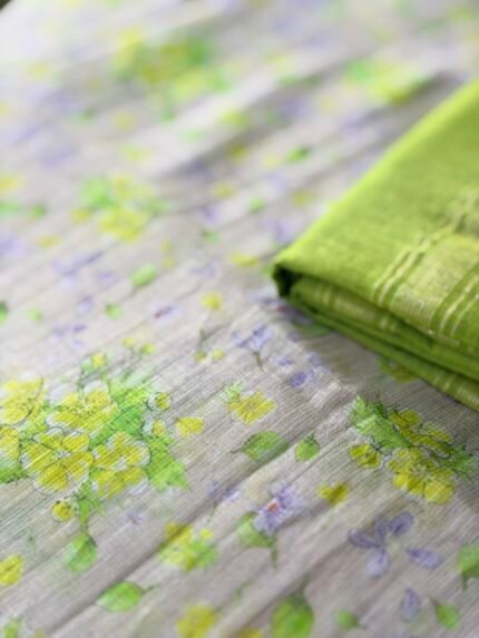 COTTON TOP AND PRINTED KOTA COTTON DUPATTA