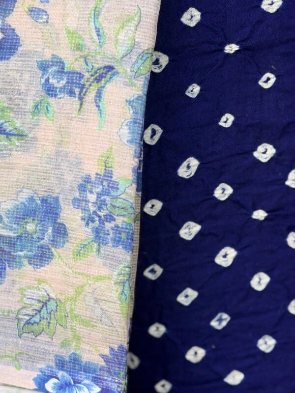 BANDHANI COTTON TOP AND KOTA COTTON PRINTED DUPATTA - Image 4