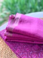 POCHAMPALLY IKAT SILK TOP AND PURE LINEN DUPATTA - Image 5