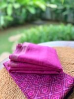 POCHAMPALLY IKAT SILK TOP AND PURE LINEN DUPATTA - Image 7