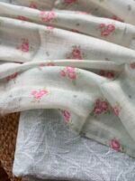 TEPCHI KOTA COTTON TOP AND PURE PRINTED LINEN DUPATTA - Image 3