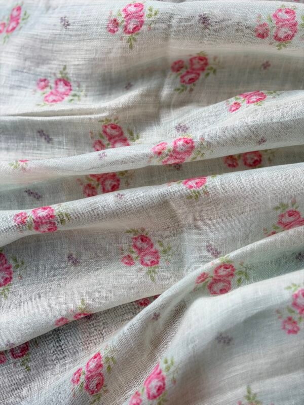 TEPCHI KOTA COTTON TOP AND PURE PRINTED LINEN DUPATTA - Image 2