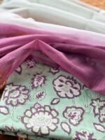 HANDBLOCK PRINTED COTTON TOP AND KOTA COTTON DUPATTA - Image 6