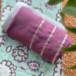 HANDBLOCK PRINTED COTTON TOP AND KOTA COTTON DUPATTA
