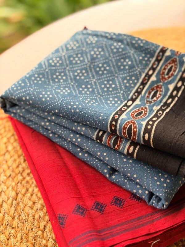 COTTON TOP AND AJRAK PRINTED COTTON DUPATTA - Image 7