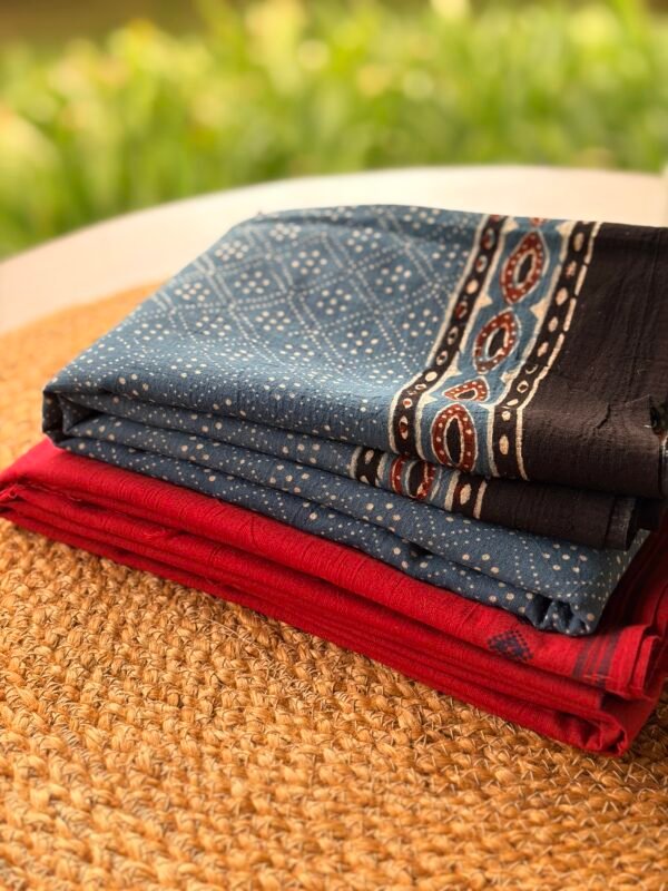 COTTON TOP AND AJRAK PRINTED COTTON DUPATTA - Image 4
