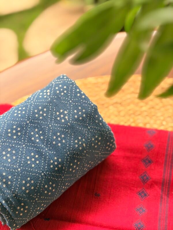 COTTON TOP AND AJRAK PRINTED COTTON DUPATTA - Image 6