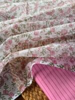 COTTON TOP AND KOTA HANDBLOCK PRINTED DUPATTA - Image 5