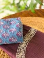 KOTA COTTON TOP AND HANDBLOCK PRINTED COTTON BOTTOM - Image 3