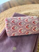 CHANDERI SILK TOP AND HANDBLOCK PRINTED COTTON BOTTOM - Image 4