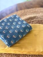 SILK COTTON TOP AND HANDBLOCK PRINTED COTTON BOTTOM - Image 5
