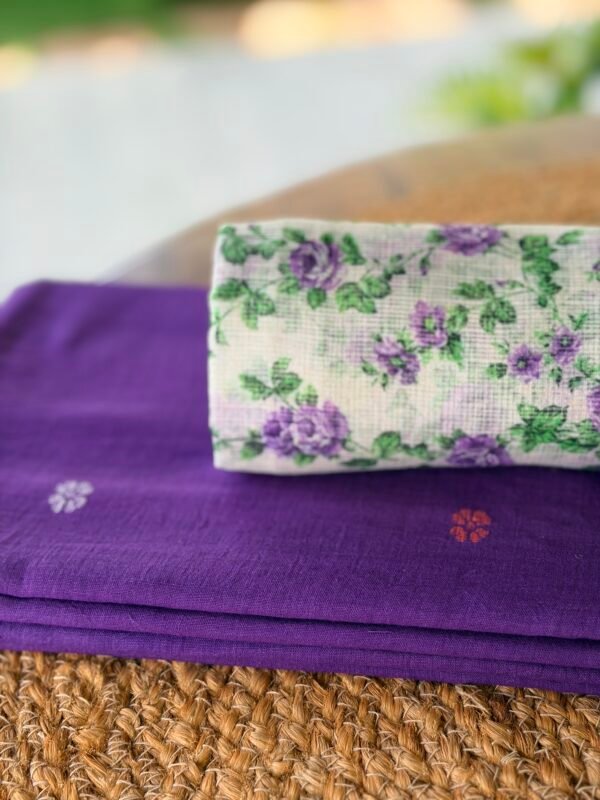JAMDHANI COTTON TOP AND PRINTED KOTA COTTON DUPATTA - Image 6