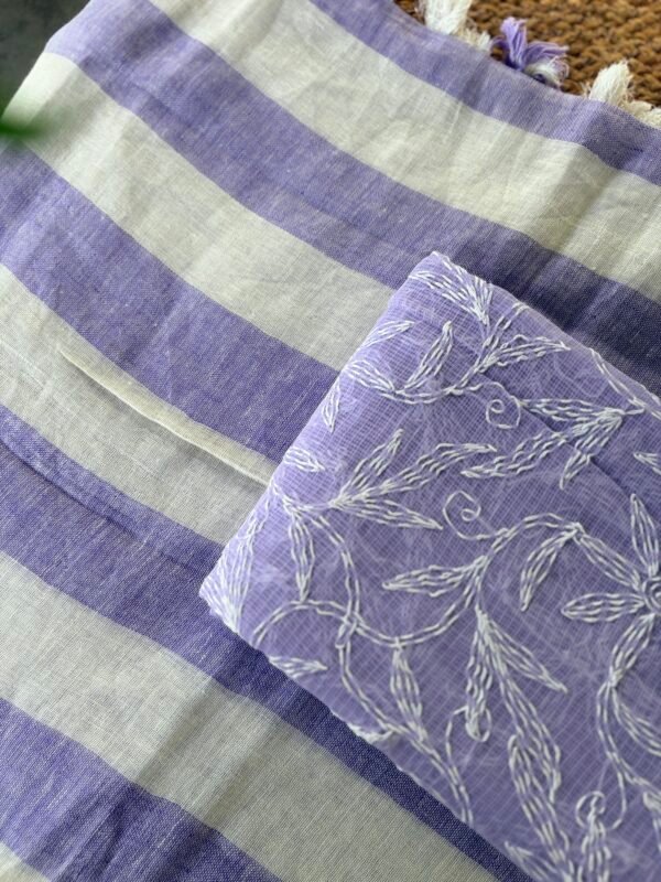 TEPCHI KOTA COTTON TOP AND LINEN DUPATTA - Image 3