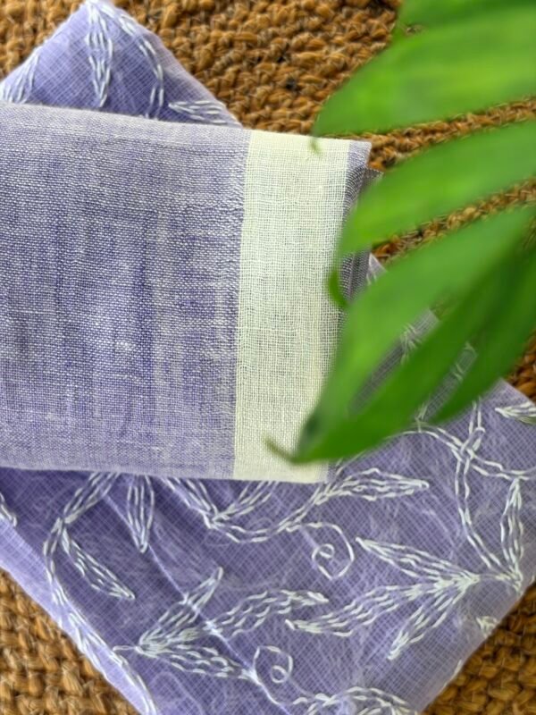 TEPCHI KOTA COTTON TOP AND LINEN DUPATTA - Image 4