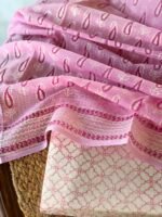 HANDBLOCK PRINTED COTTON TOP AND KOTA DUPATTA - Image 2