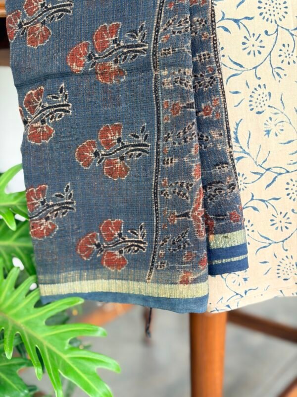 PURE AJRAK COTTON TOP AND PURE AJRAK KOTA COTTON DUPATTA - Image 5
