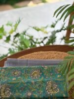 CHANDERI SILK COTTON TOP AND HANDBLOCK PRINTED BOTTOM - Image 4