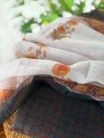 AJRAK PRINTED KOTA COTTON TOP AND KOTA HANDBLOCK PRINTED DUPATTA