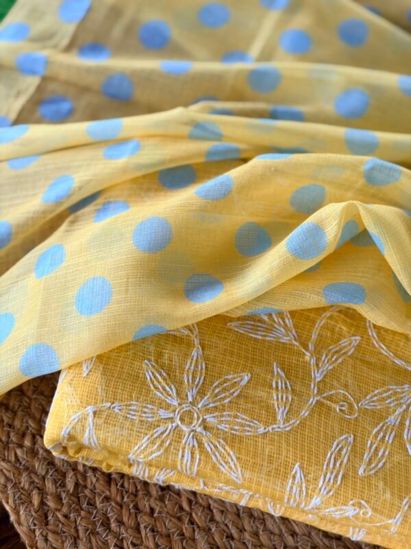 TEPCHI KOTA COTTON TOP AND PRINTED KOTA DUPATTA - Image 7