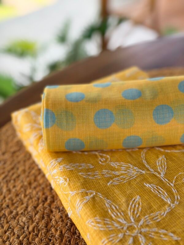 TEPCHI KOTA COTTON TOP AND PRINTED KOTA DUPATTA - Image 5
