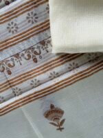 PURE KOTA SILK TOP AND HANDBLOCK PRINTED KOTA COTTON DUPATTA - Image 4