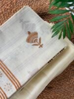 PURE KOTA SILK TOP AND HANDBLOCK PRINTED KOTA COTTON DUPATTA - Image 7