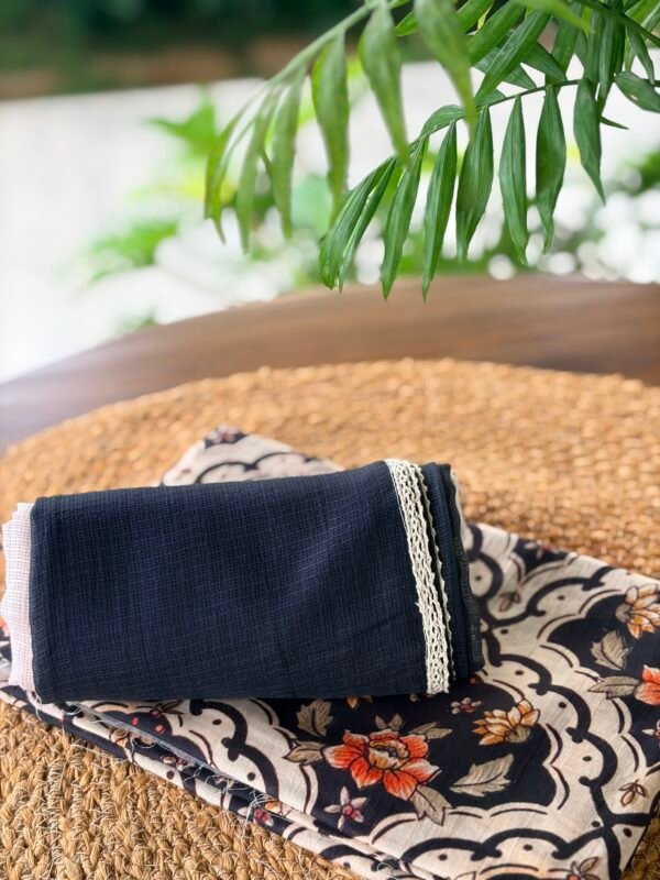 MUL COTTON PRINTED TOP AND DUAL SHADE KOTA DUPATTA - Image 6