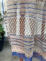 SILK COTTON TOP AND HANDBLOCK PRINTED KOTA COTTON DUPATTA - Image 2