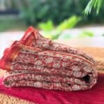 SILK COTTON TOP AND HANDBLOCK PRINTED KOTA COTTON DUPATTA